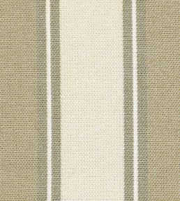 Jaipur Stripe Fabric by JORO Linen/Ivory