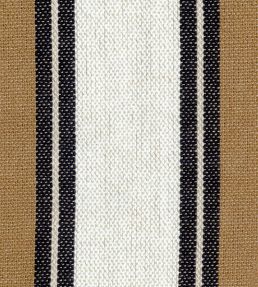 Jaipur Stripe Fabric by JORO Walnut/Ivory
