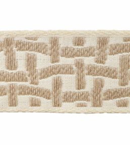 Jakarta Jacquard Braid 80mm Trimming by Houles Roseau