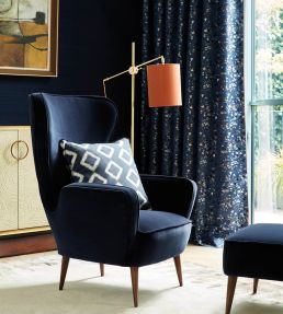 Beauchamp Velvet Fabric by James Hare Jade