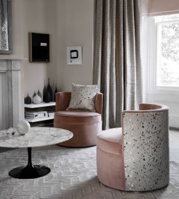 Topaz Fabric by James Hare Neutral Blush