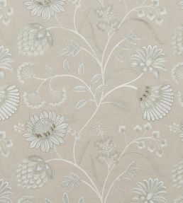 Siam Linen Fabric by James Hare Natural