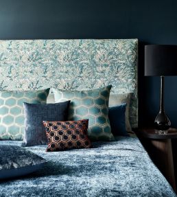 Cecily Fabric by Jane Churchill Silver