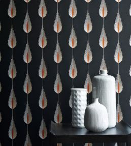 Plato Wallpaper by Jane Churchill Midnight