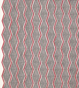 Zhiri Fabric by Jane Churchill Red/Neutral
