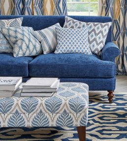 Ellwood Fabric by Jane Churchill Blue