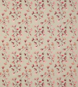 Ginkgo Fabric by Jane Churchill Red