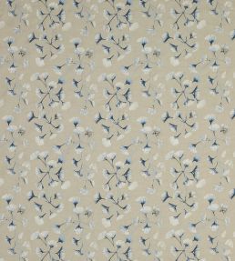 Ginkgo Fabric by Jane Churchill Blue