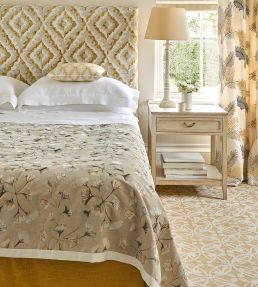 Ginkgo Fabric by Jane Churchill Gold