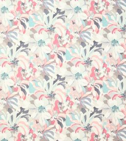 Hot House Fabric by Jane Churchill Pink/Teal