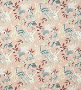 Indira Fabric by Jane Churchill Pink/Grey