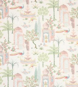 Persian Grove Fabric by Jane Churchill Pink/Grey