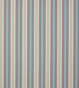 Hopwell Stripe Fabric by Jane Churchill Blue/Red