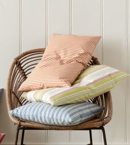 Hopwell Stripe Fabric by Jane Churchill Leaf/Pink