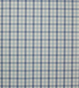 Kali Check Fabric by Jane Churchill Blue
