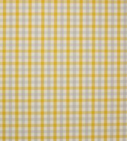 Kali Check Fabric by Jane Churchill Yellow