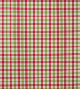 Kali Check Fabric by Jane Churchill Pink/Green