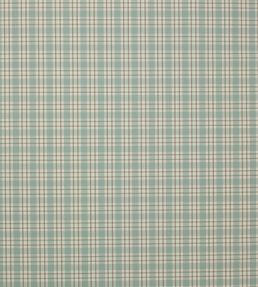Talla Check Fabric by Jane Churchill Aqua