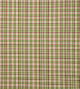 Talla Check Fabric by Jane Churchill Green/Pink