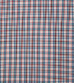 Talla Check Fabric by Jane Churchill Blue/Red