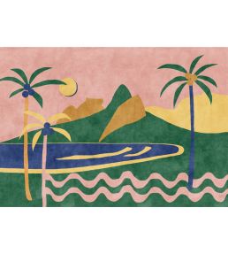 Janeiro Mural by Tres Tintas Rosa