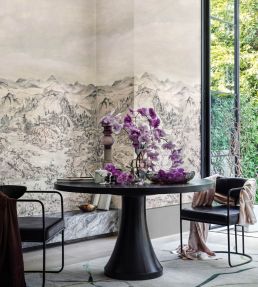 Japanese Chinoiserie Mural by Cole & Son Sand