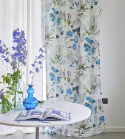 Japanese Magnolia Fabric by Designers Guild Cobalt
