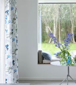 Japanese Magnolia Fabric by Designers Guild Cobalt