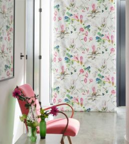 Japanese Magnolia Fabric by Designers Guild Fuchsia