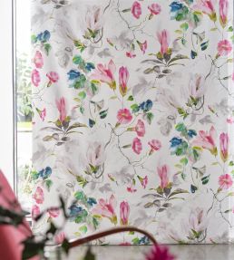 Japanese Magnolia Fabric by Designers Guild Fuchsia