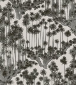 Japanese Woods Wallpaper by Cole & Son Charcoal