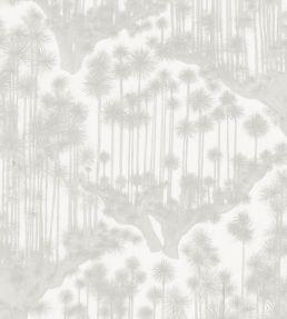 Japanese Woods Wallpaper by Cole & Son Platinum Grey
