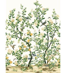 Jardin Bloom Mural by Thibaut White
