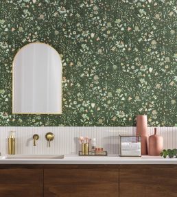 Jardin De Giverny Wallpaper by Caselio Vert Anglais