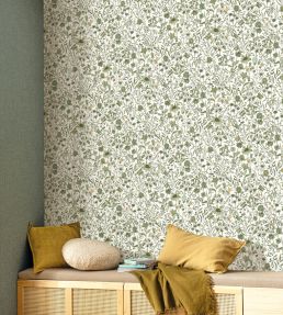 Jardin De Giverny Wallpaper by Caselio Verts