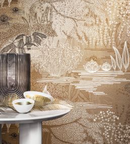 Jasmin Wallpaper by Casamance Dore