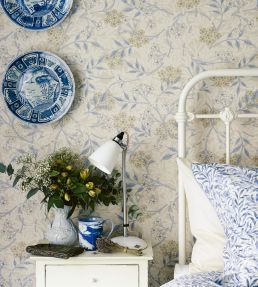 Jasmine Wallpaper by Morris & Co Lilac Olive