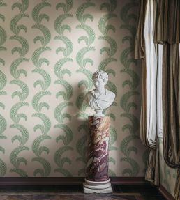 Jasmine Wallpaper by Sandberg Garden Green
