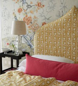 Jasmine Stripe Fabric by Jim Thompson No.9 Sunflower