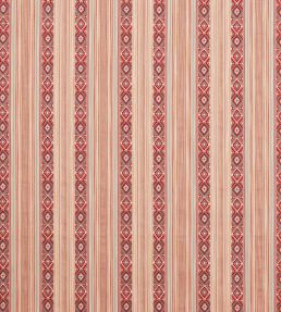 Javalli Stripe Fabric by Jane Churchill Red