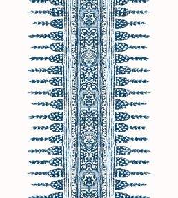 Javanese Stripe Wallpaper by Anna French Navy/White
