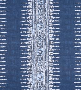 Javanese Stripe Fabric by Anna French Navy