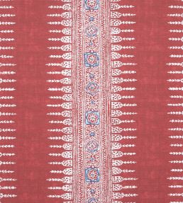 Javanese Stripe Fabric by Anna French Red