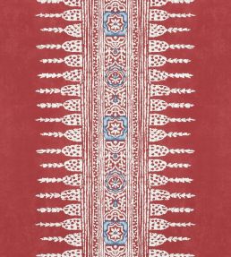 Javanese Stripe Wallpaper by Anna French Red