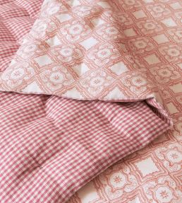 Jay Check Fabric by Colefax and Fowler Pale Pink