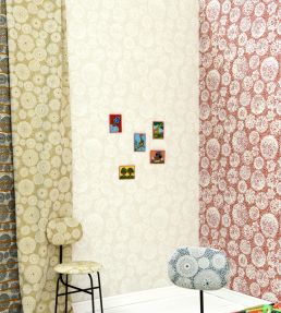 Punto Madama Wallpaper by Jean Paul Gaultier Brique
