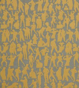 Silhouettes Fabric by Jean Paul Gaultier Jaune