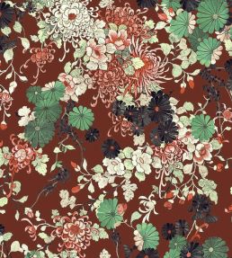 Yokata Wallpaper by Jean Paul Gaultier Grenat