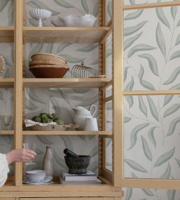 Jennie Wallpaper by Sandberg Spring Green