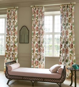 Jessamine Fabric by Colefax and Fowler Red/Green